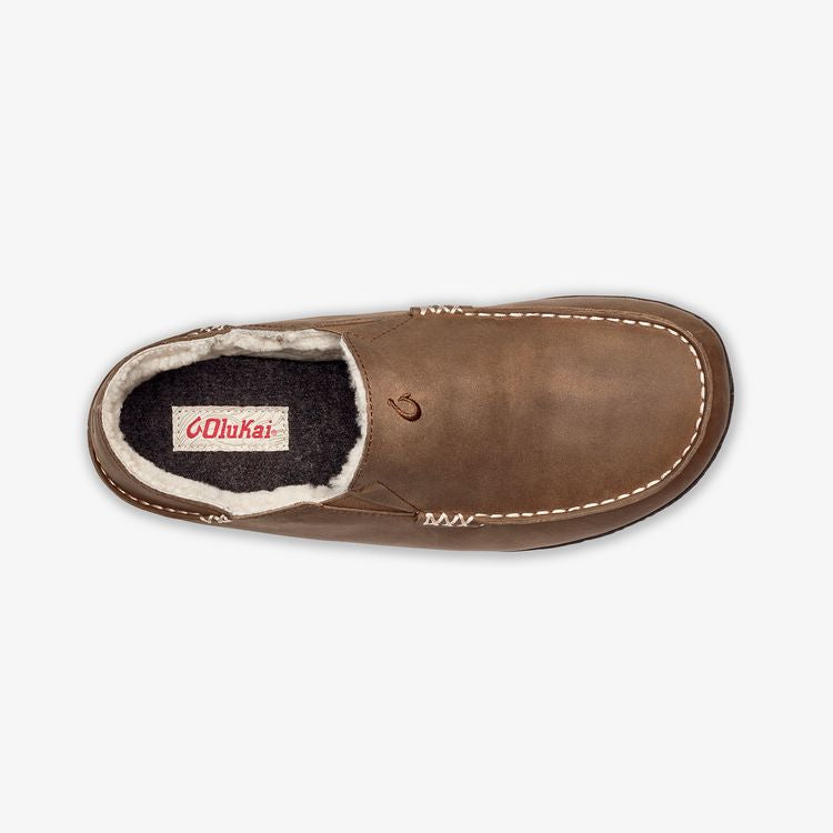 OluKai Moloa Slipper - Men's (Toffee/Dark Wood) Men's Slippers OluKai
