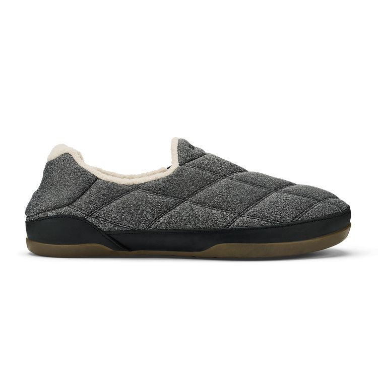 OluKai Puku'i Slipper - Men's (Dark Shadow/Lava Rock) Shoes OluKai