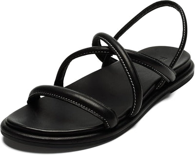 OluKai Tiare Strappy Sandal - Womens Women's Sandals OluKai Black/Black 6