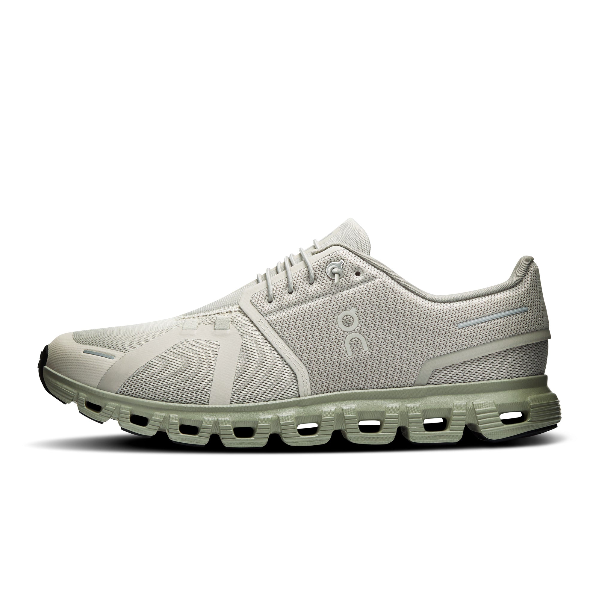 On Running Cloud 6 - Men's (Brume/Olive) Men's Athletic Shoes On Running