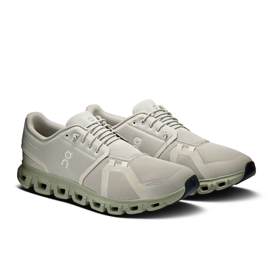 On Running Cloud 6 - Men's (Brume/Olive) Men's Athletic Shoes On Running 