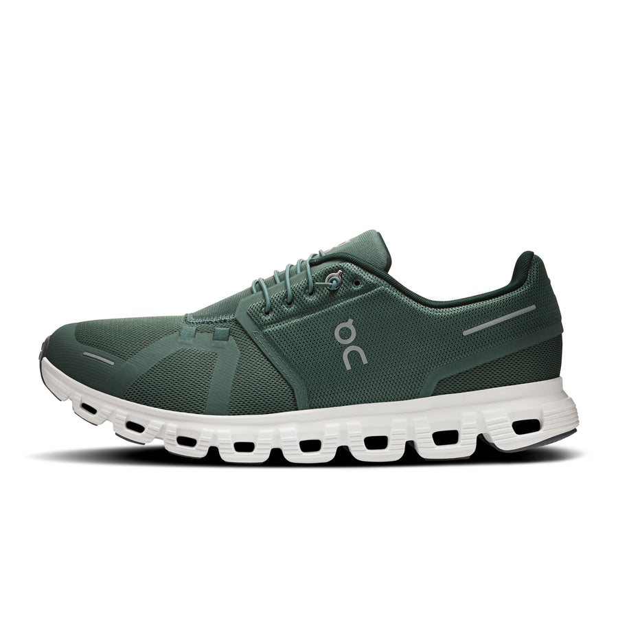 On Running Cloud 6 - Men's (Olive/Evergreen) Shoes On Running 