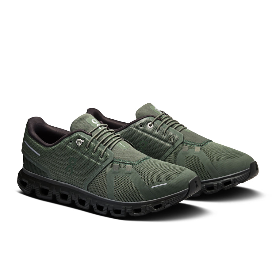 On Running Cloud 6 - Men's (Thyme/Espresso) Men's Athletic Shoes On Running 