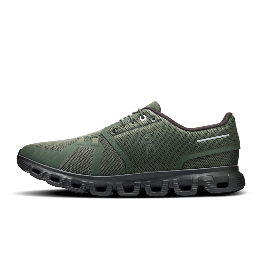 On Running Cloud 6 - Men's (Thyme/Espresso) Men's Athletic Shoes On Running 