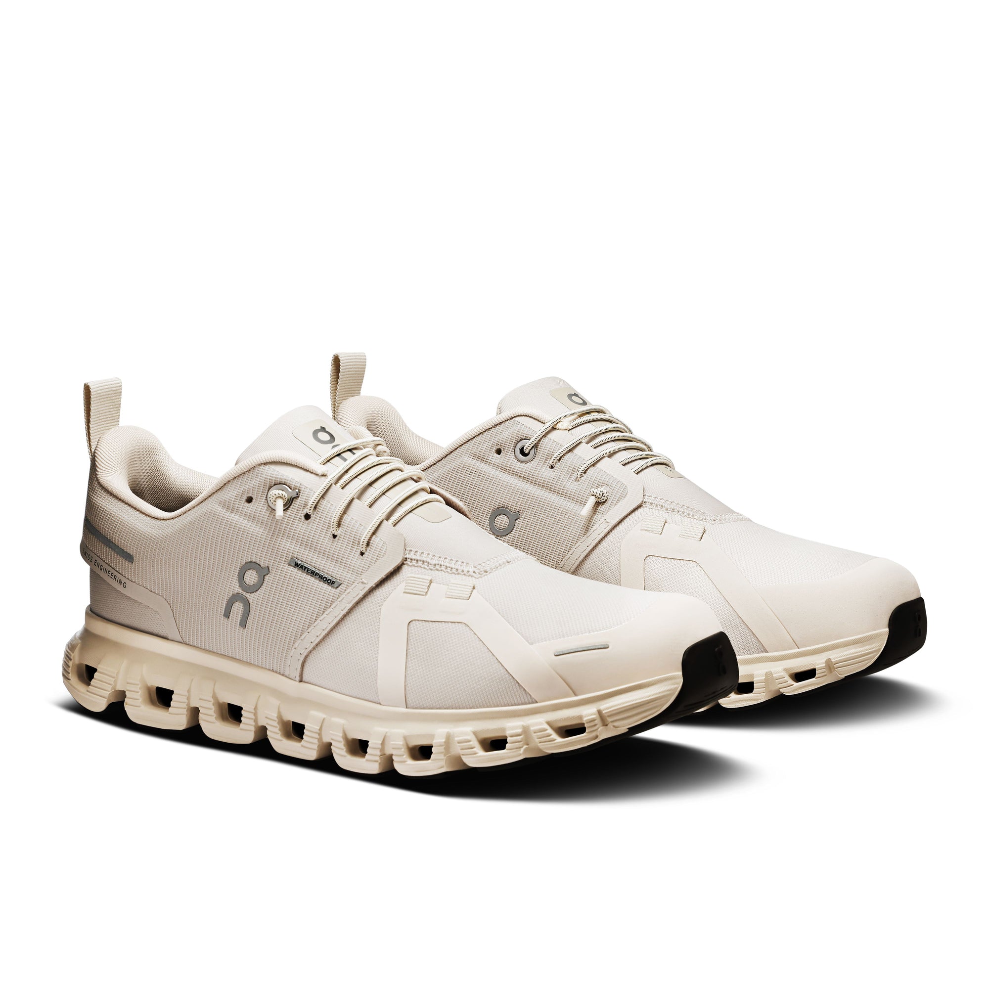 On Running Cloud 6 Waterproof - Women's (Pearl/Cream) Women's Athletic Shoes On Running