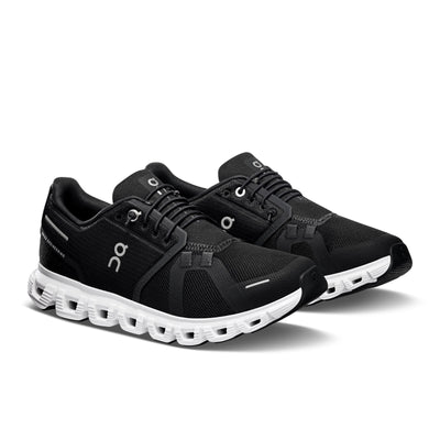 On Running Cloud 6 - Women's (Black/White) Shoes On Running