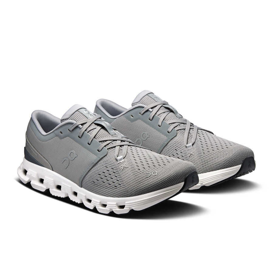 On Running Cloud X 4 - Men's (Alloy/Ivory) Shoes On Running 
