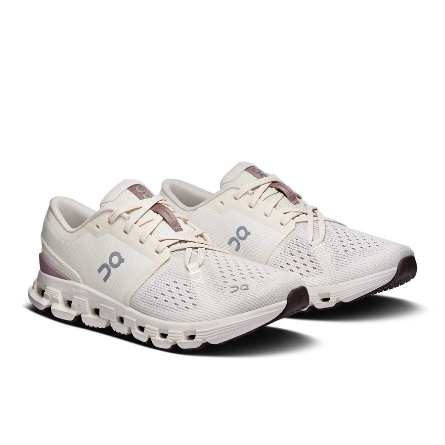 On Running Cloud X 4 - Women's (Ivory/Heron) Shoes On Running 