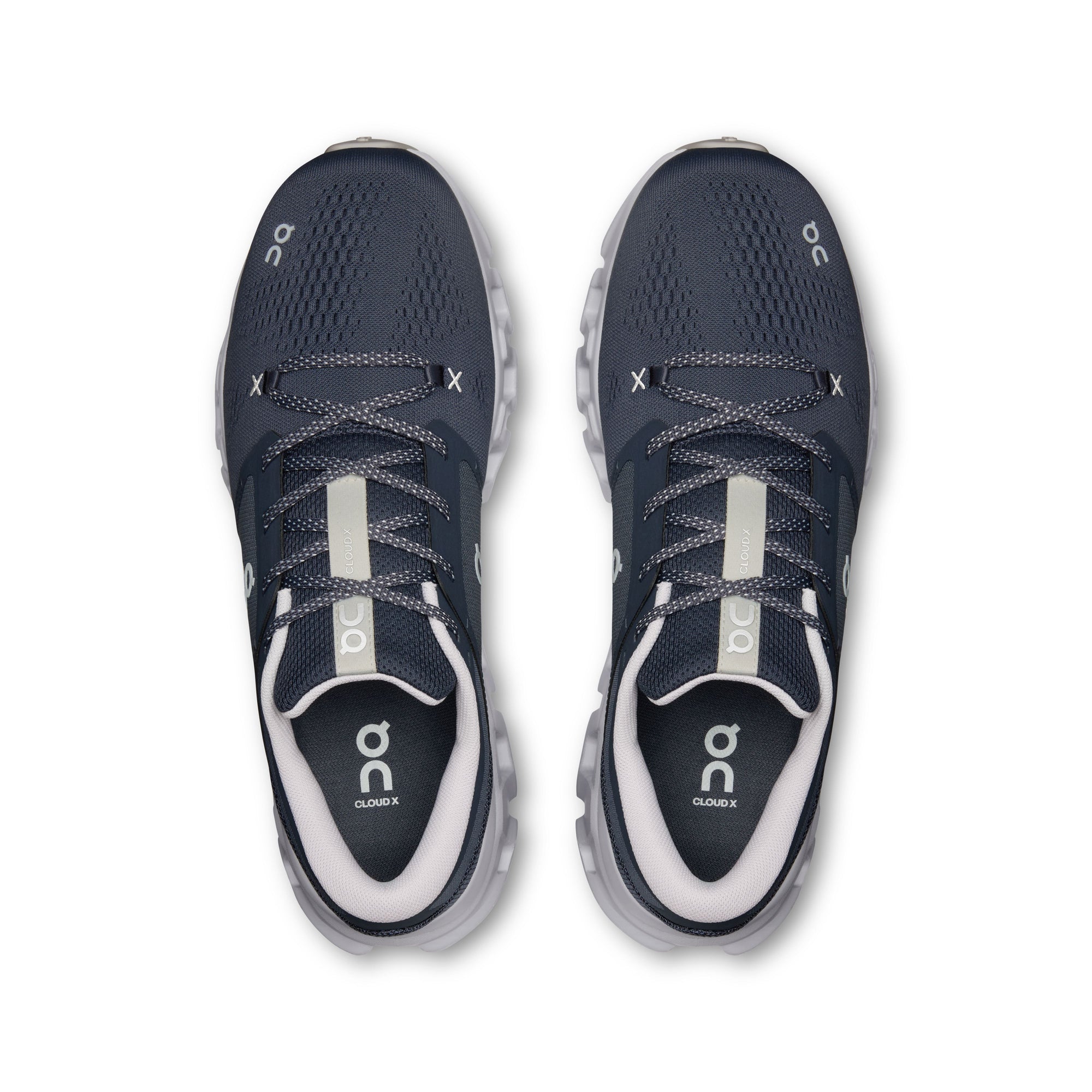 On Running Cloud X 5 - Men's (Navy/Glacier) Men's Athletic Shoes On Running