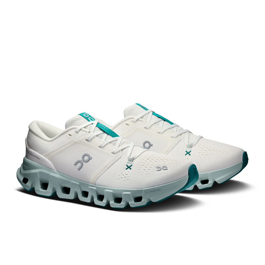 On Running Cloud X 5 - Women's (Ivory/Surf) Women's Athletic Shoes On Running 