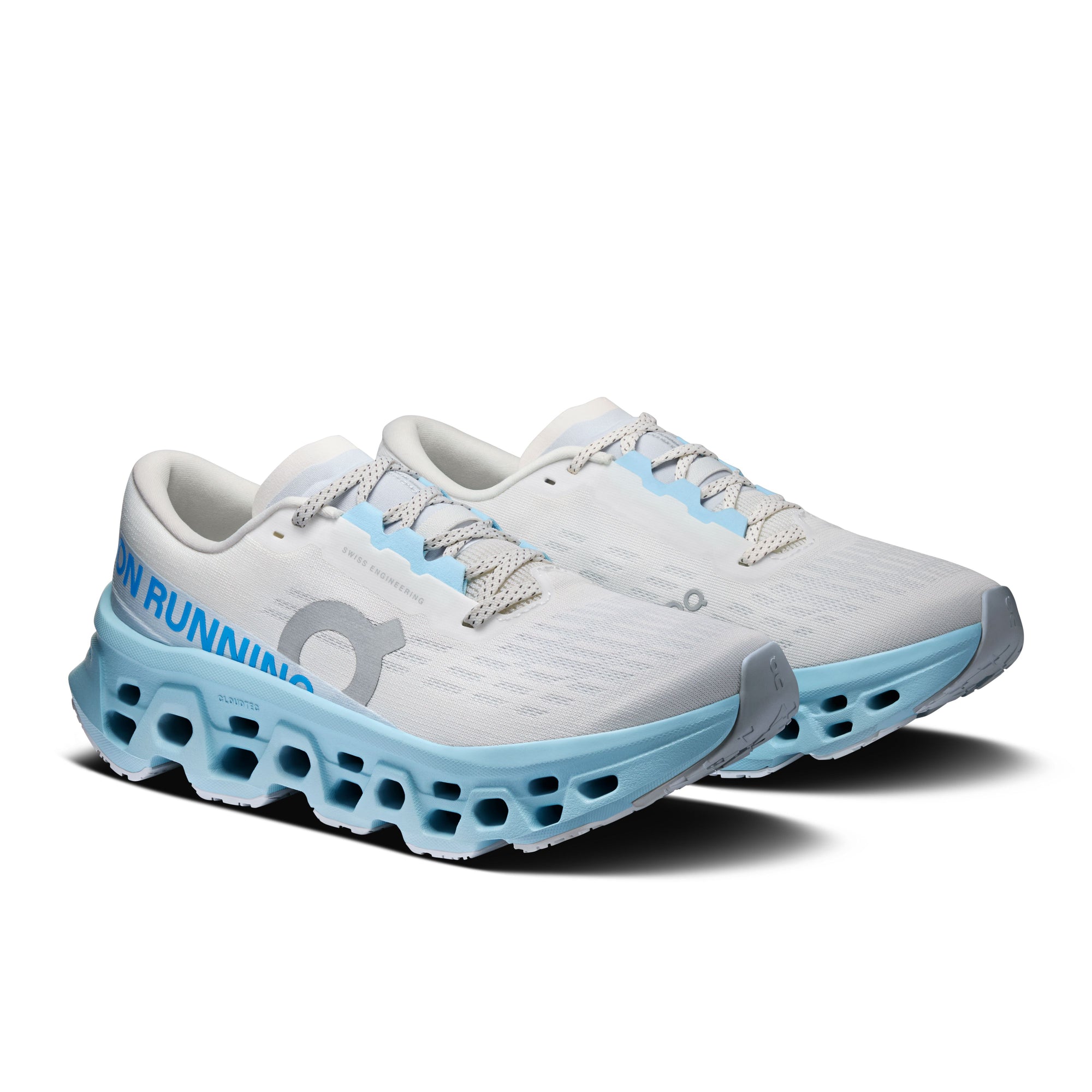 On Running Cloudmonster 3 - Women's (Ivory/Topaz) Women's Running Shoes On Running