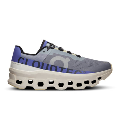 On Running Cloudmonster - Women's (Mist/Blueberry) Shoes On Cloud