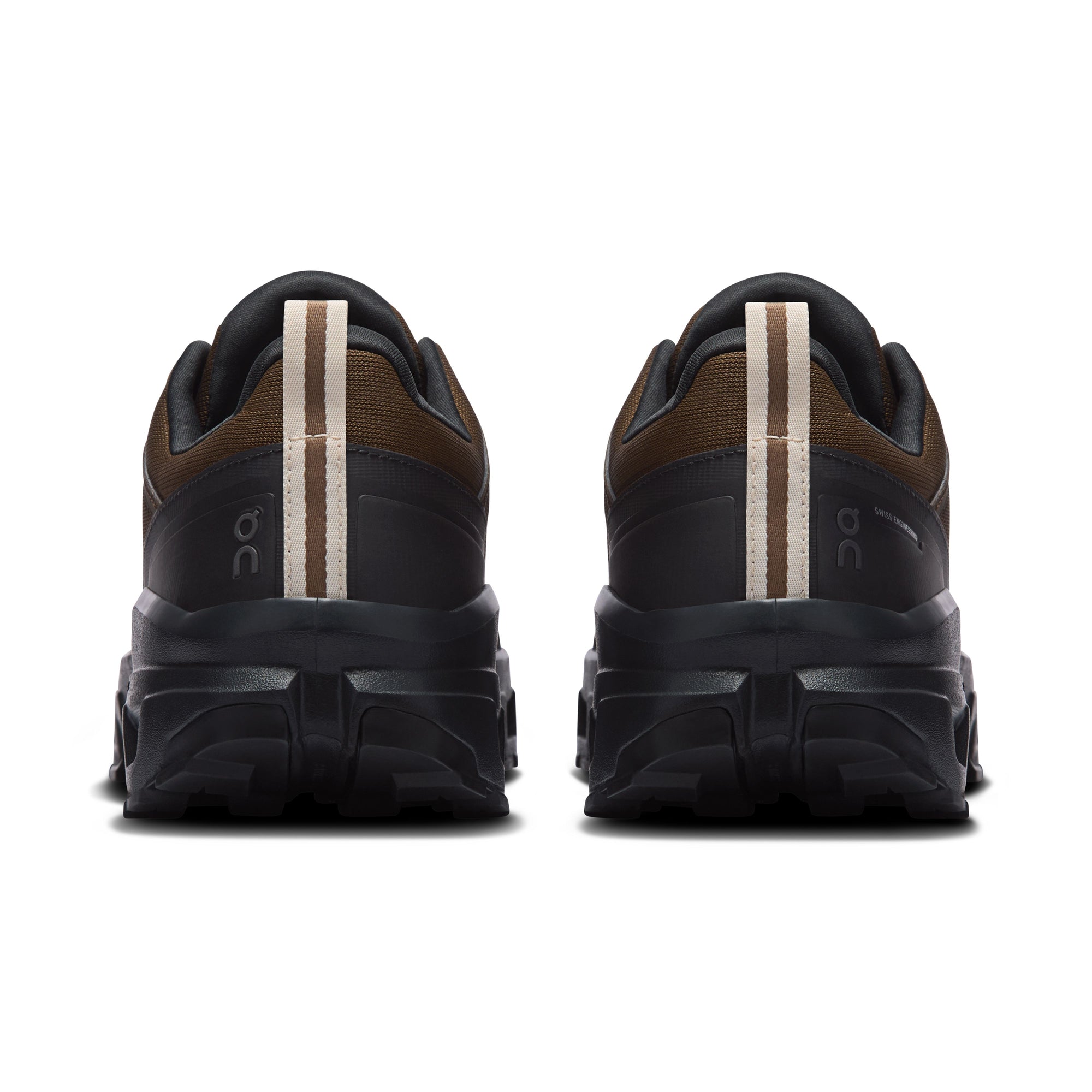 On Running Cloudrock Low Waterproof - Men's (Earth/Black) Shoes On Running