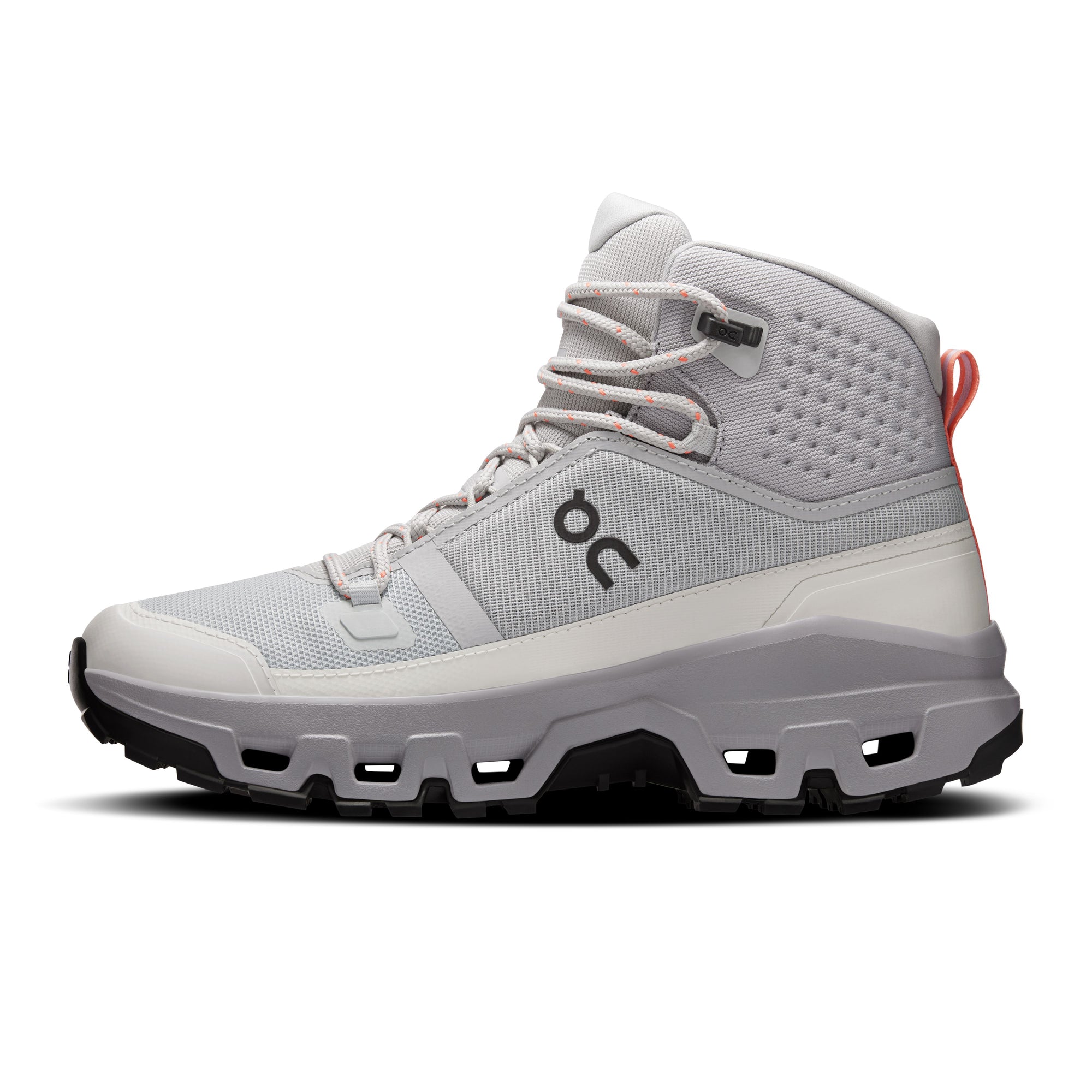 On Running Cloudrock Mid Waterproof - Women's (Glacier/Alloy) Women's Hiking Shoes On Running