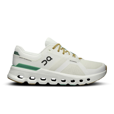 On Running Cloudrunner 2 - Women's (Undyed/Green) Shoes On Cloud