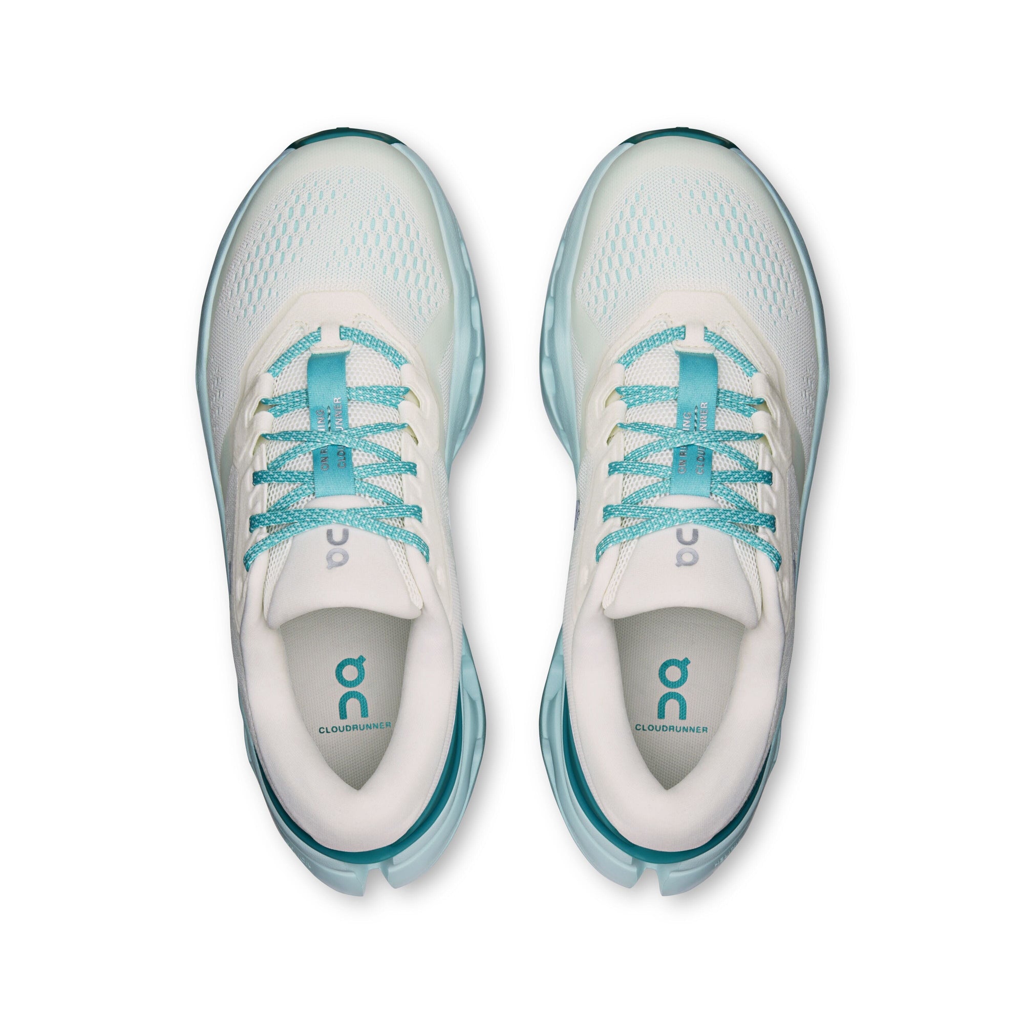 On Running Cloudrunner 3 - Women's (Ivory/Aquamarine) Women's Running Shoes On Running