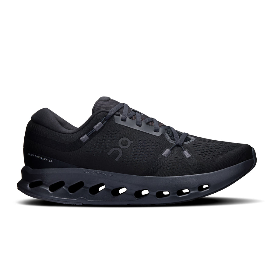On Running Cloudsurfer 2 - Men's (Black/Black) Shoes On Running 8 
