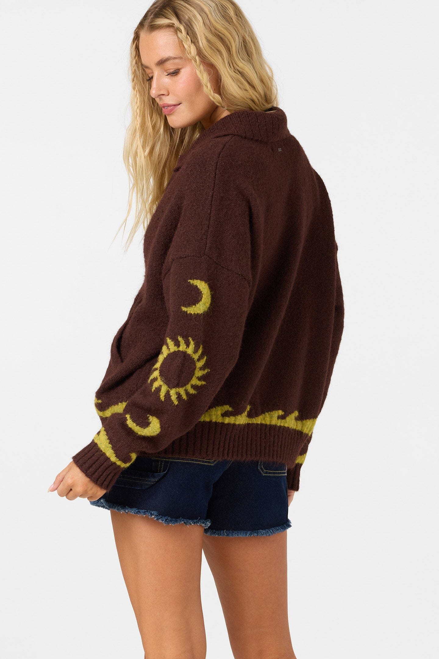 O'Neill Corrine Zip Up Long Sleeve Sweater Women's Sweaters O'neill