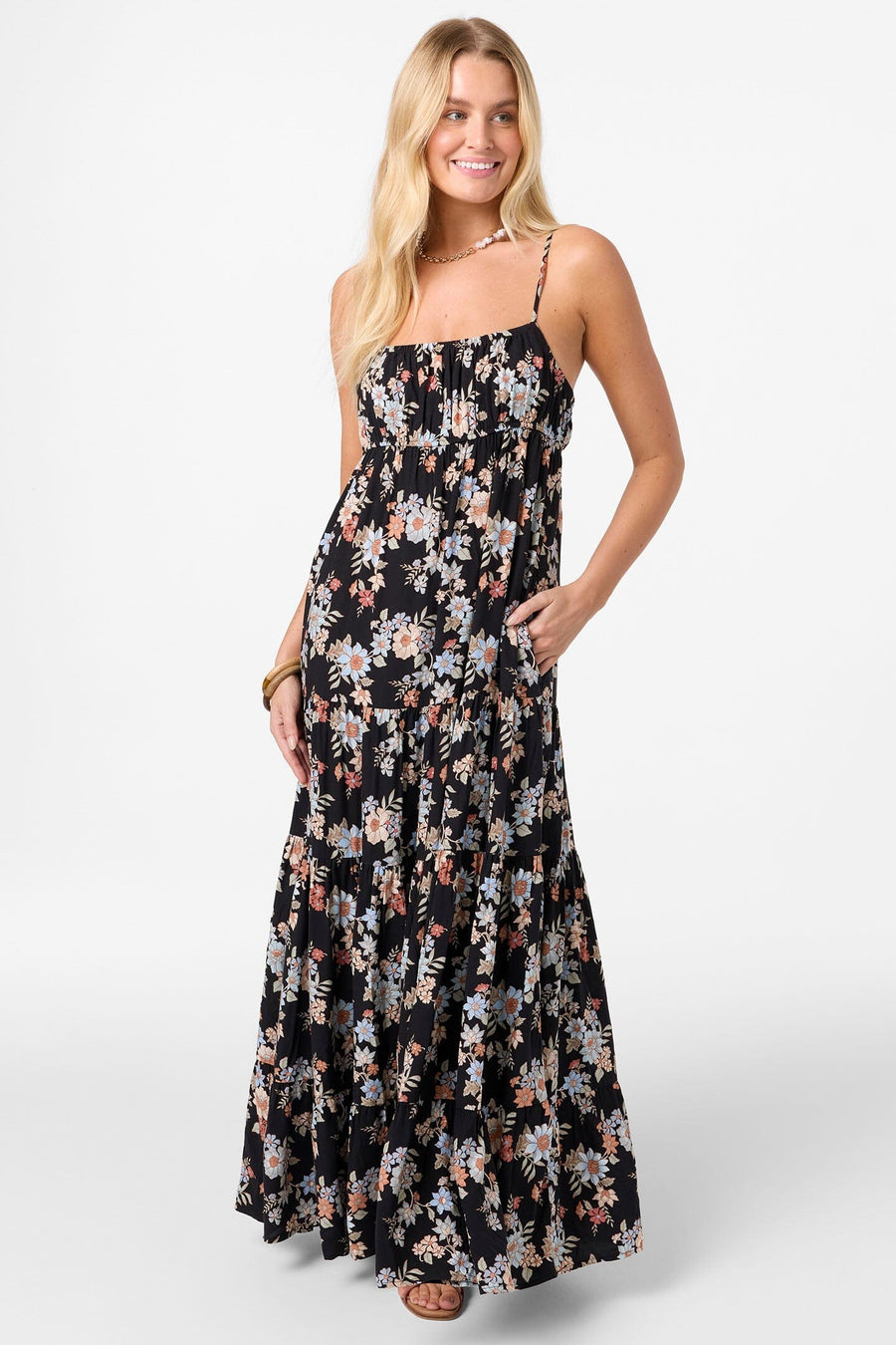 O'Neill Lillie Bali Floral Maxi Dress Skirts & Dresses O'neill 