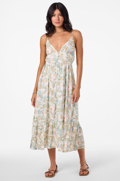 O'Neill Pilar Nayomi Floral Midi Dress Skirts & Dresses O'neill