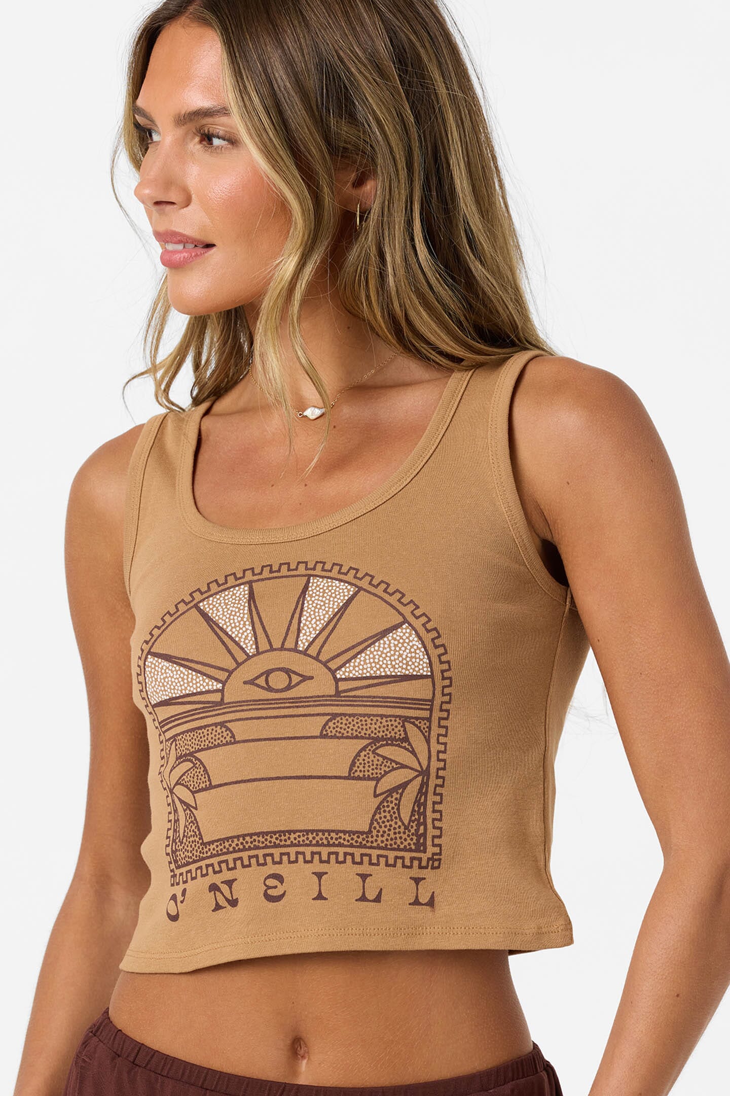 O'Neill Sun Eye Scoop Neck Tank Women's Graphic T-Shirts O'neill