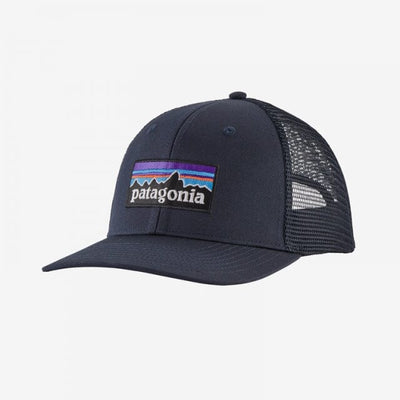 P-6 Logo Trucker Hat Apparel & Accessories Patagonia Navy Blue One Size