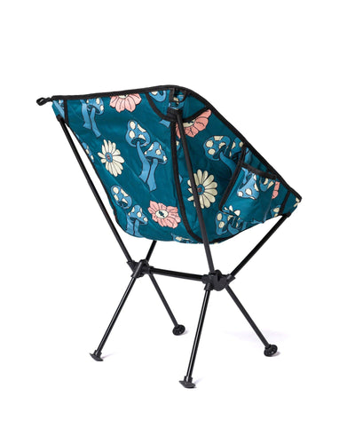 Parks Project - Shrooms Quilted Packable Camp Chair: Dusty Teal / One Size Parks Project