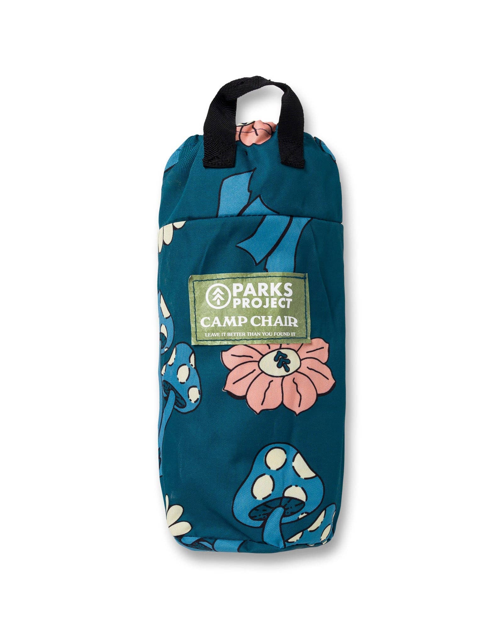Parks Project - Shrooms Quilted Packable Camp Chair: Dusty Teal / One Size Parks Project