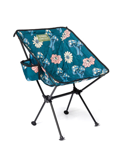 Parks Project - Shrooms Quilted Packable Camp Chair: Dusty Teal / One Size Parks Project