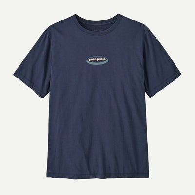Patagonia '95 Oval Logo T-Shirt - Men's Shirts Patagonia New Navy: Kaleido S