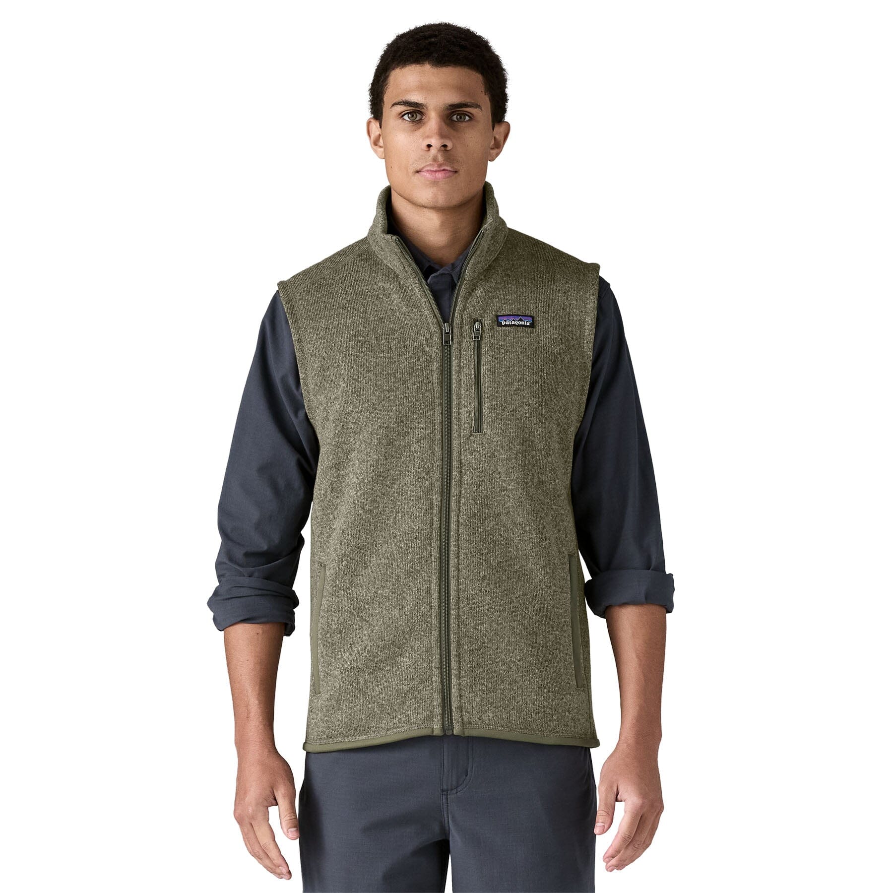 Patagonia Better Sweater Vest - Men's Men's Fleece Vests Patagonia River Rock Green S