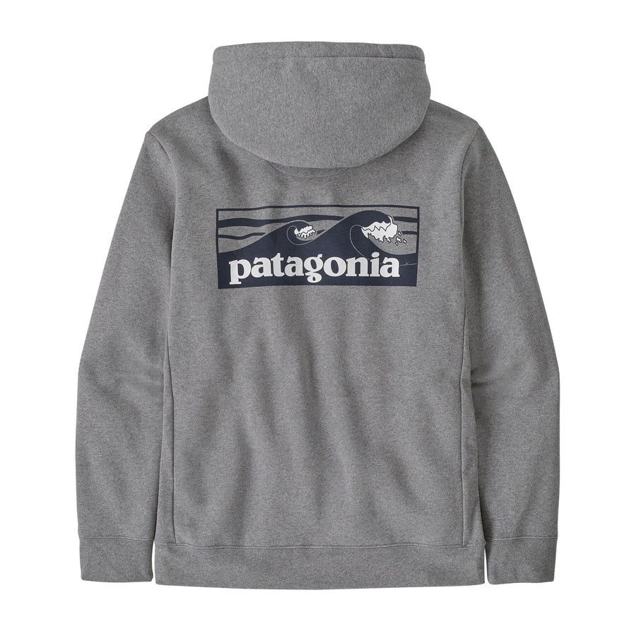 Patagonia Boardshort Logo Uprisal Hoody - Men's Men's Casual Sweatshirts Patagonia Gravel Heather M 
