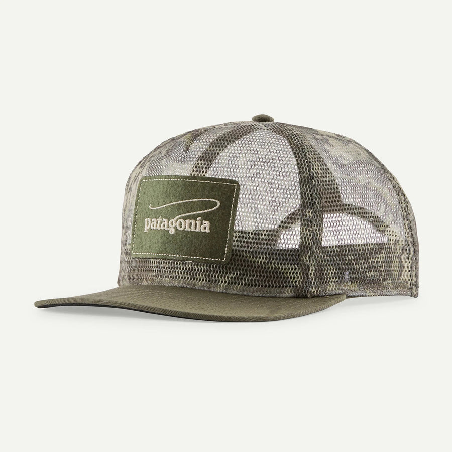 Patagonia Breezefarer Cap Hats Patagonia Casting Logo: Splashing Seas Wing Grey 