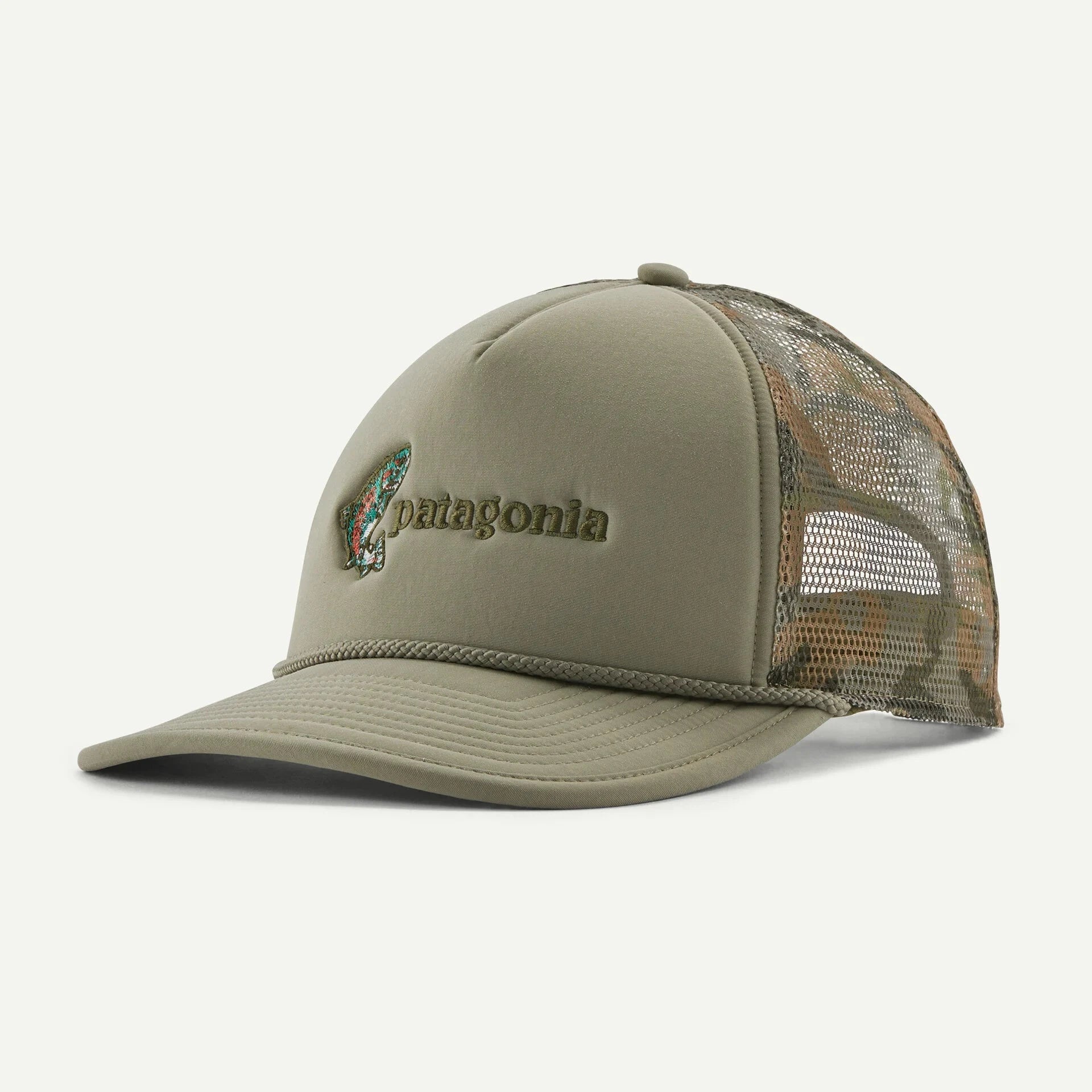 Patagonia Broadcaster Hat Hats Patagonia Fish Jump: River Rock Green