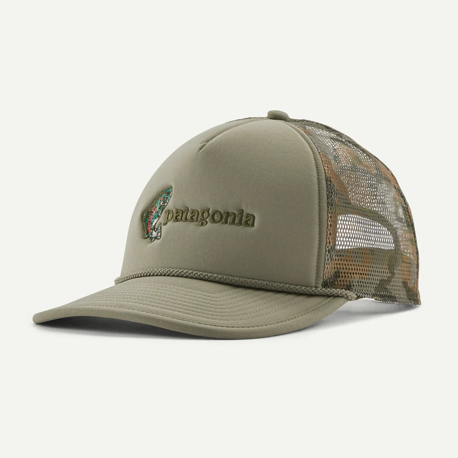 Patagonia Broadcaster Hat Hats Patagonia Strata Text: Smolder Blue 