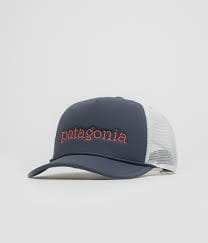 Patagonia Broadcaster Hat Hats Patagonia Strata Text: Smolder Blue