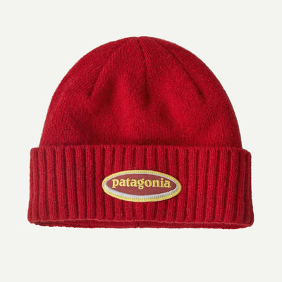 Patagonia Brodeo Beanie Hats Patagonia Oval Logo: Amanita Red