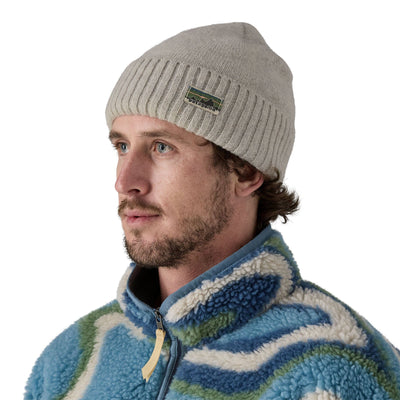 Patagonia Brodeo Beanie Men's Beanies Patagonia OG Legacy Label: Crisp Grey