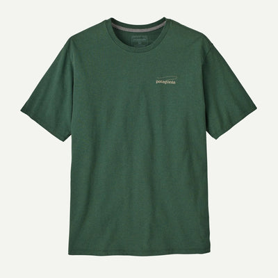 Patagonia Casting Logo Responsibili-Tee - Men's Men's Graphic T-Shirts Patagonia Canopy Green S