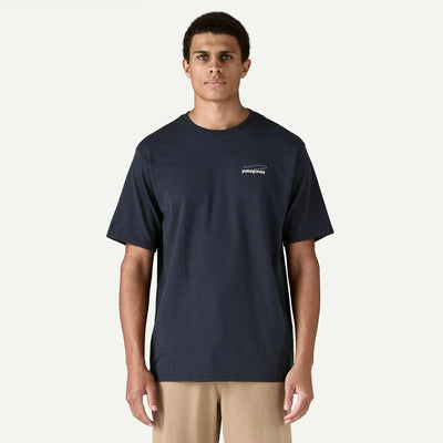 Patagonia Casting Logo Responsibili-Tee - Men's Men's Graphic T-Shirts Patagonia Smolder Blue S