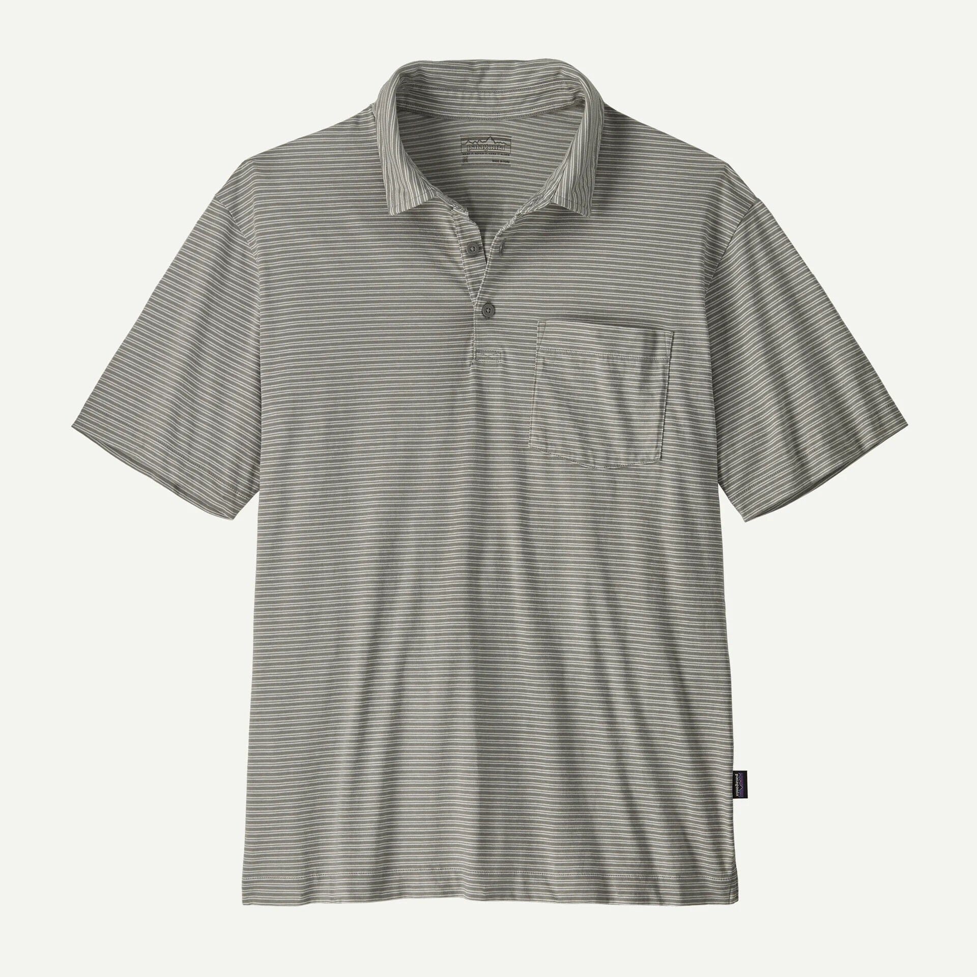 Patagonia Daily Polo Shirt - Men's Shirts Patagonia Twin Rope: Forever Grey M