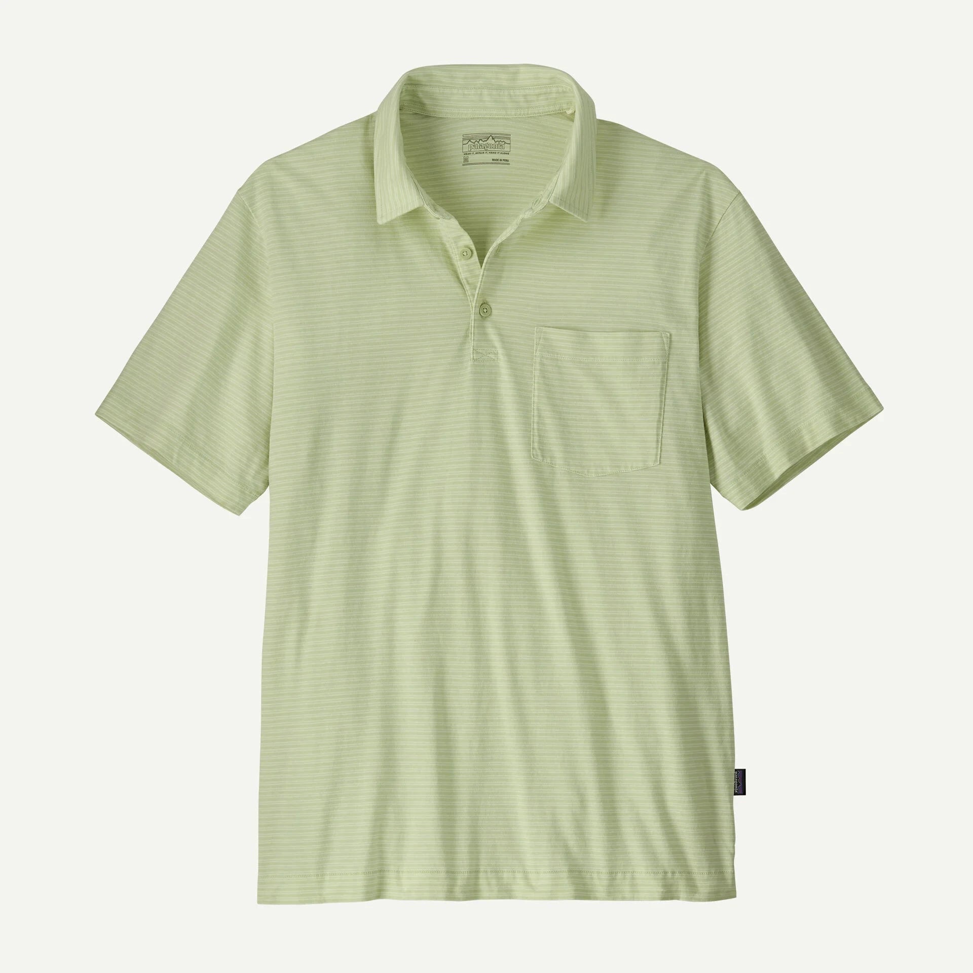 Patagonia Daily Polo Shirt - Men's Shirts Patagonia Twin Rope: Lichen Green M