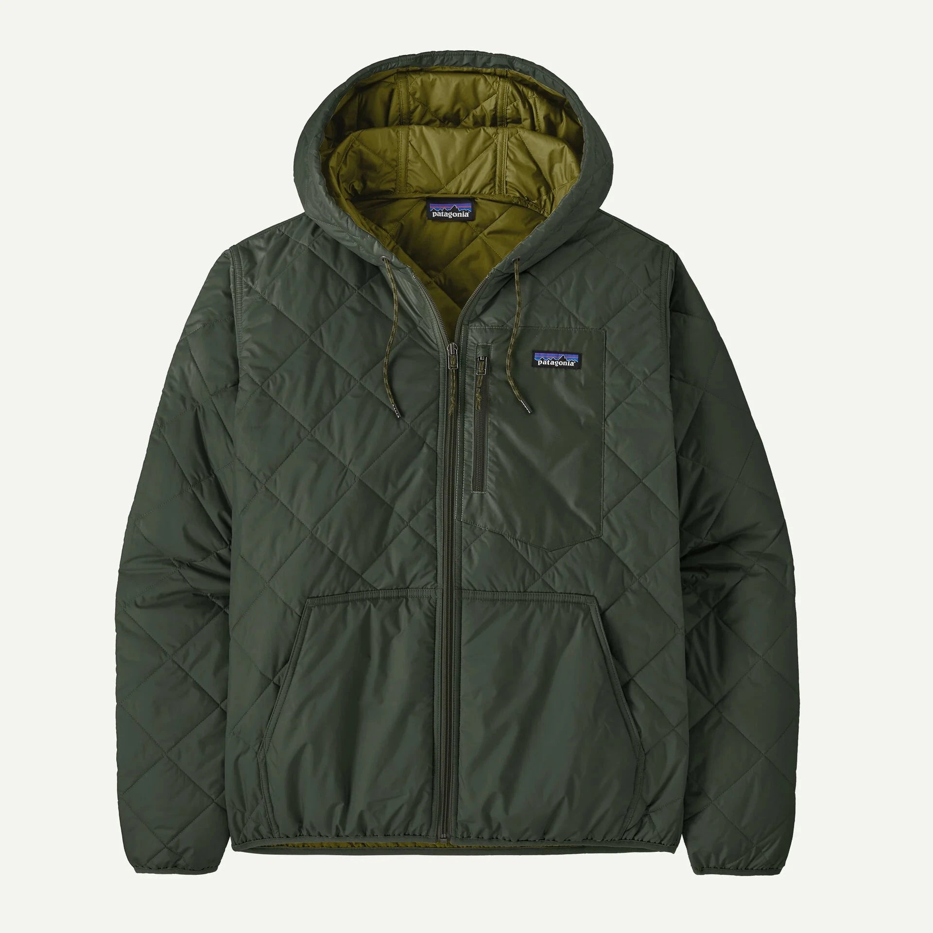 Patagonia Diamond Quilted Bomber Hoody - Men's Outerwear Patagonia