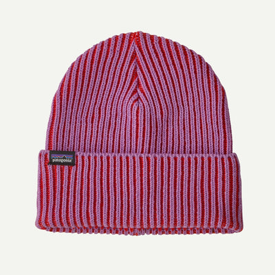 Patagonia Fishermans Rolled Beanie Hats Patagonia Contrast Stripe: Brisk Purple