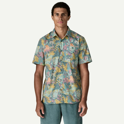 Patagonia Go To Shirt - Men's Shirts Patagonia Moon Tripper: Blue Sage M