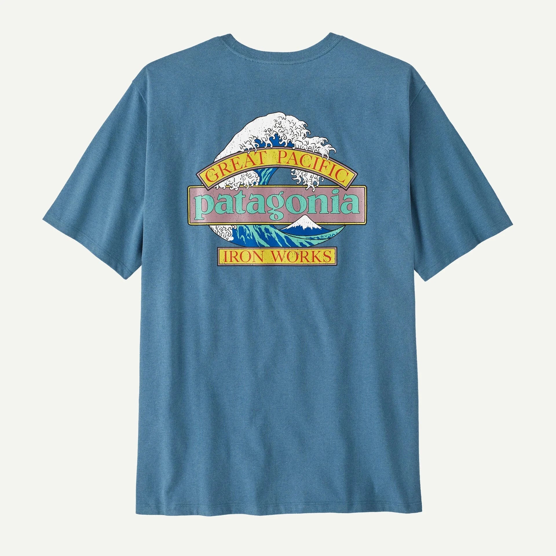 Patagonia Great Waves Responsibili-Tee - Men's Shirts Patagonia Shore Blue S