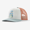 Patagonia Kids' Trucker Hat Hats Patagonia Clouds & Earth: Birch White