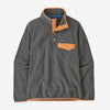 Patagonia Lightweight Synchilla Snap-T Pullover - Women's Jackets & Fleece Patagonia Nickel w/ Vivid Apricot XS