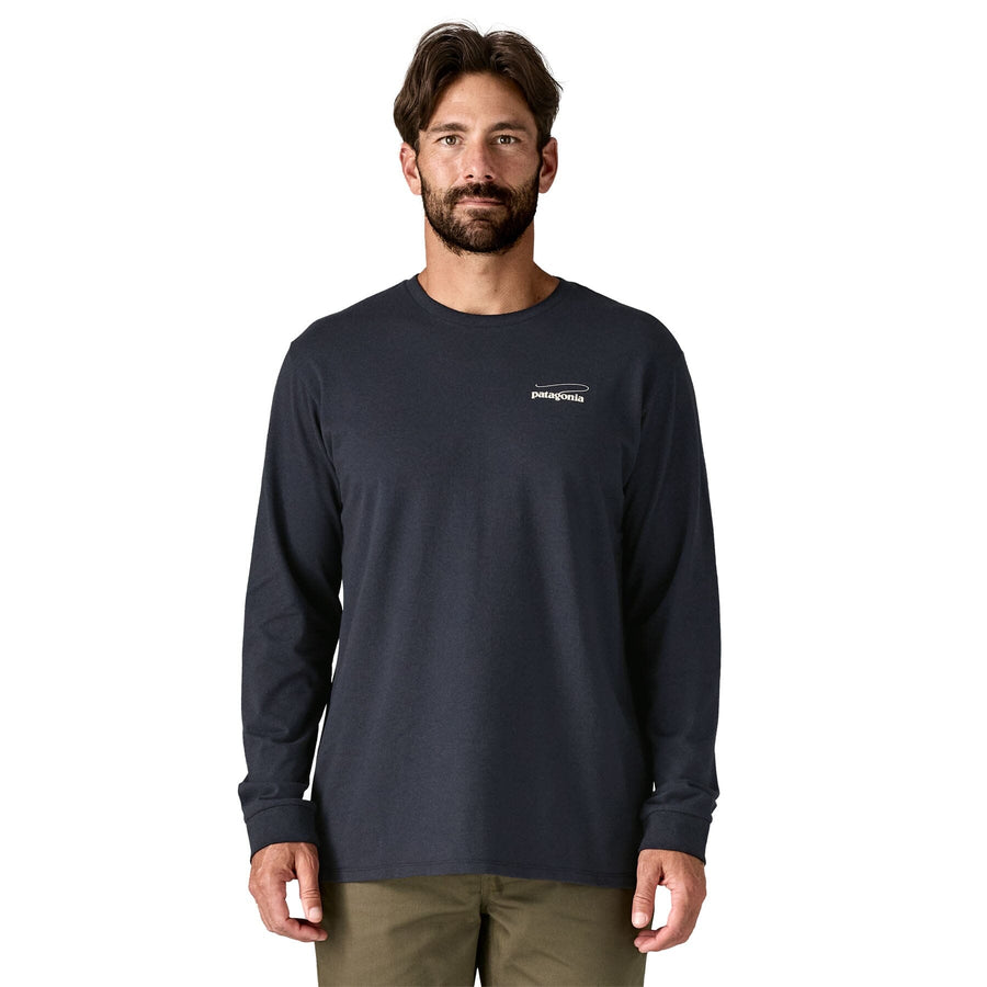 Patagonia Long-Sleeved Casting Logo Responsibili-Tee - Men's Men's Long Sleeve Graphic T-Shirt Patagonia 