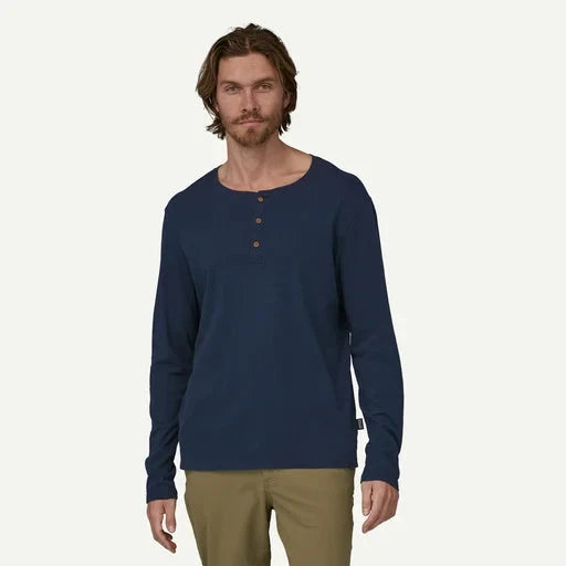 Patagonia Long-Sleeved Daily Henley - Men's Shirts Patagonia New Navy M
